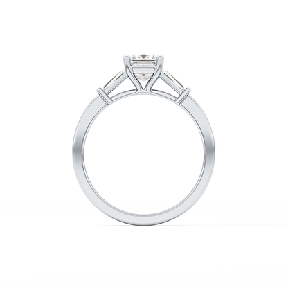 Princess Three Stone Lab Grown Diamond Engagement Ring