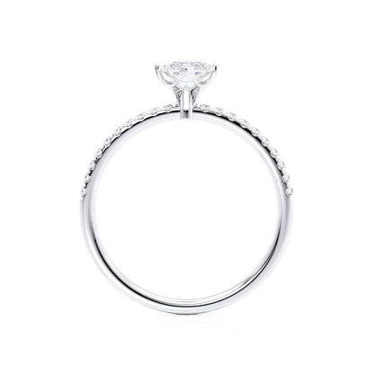 Marquise Pave Lab Grown Diamond Engagement Ring
