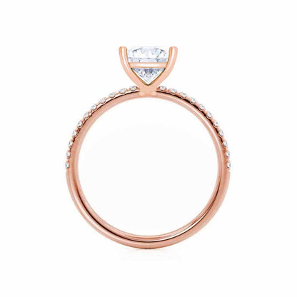 Princess Pave Lab Grown Diamond Engagement Ring