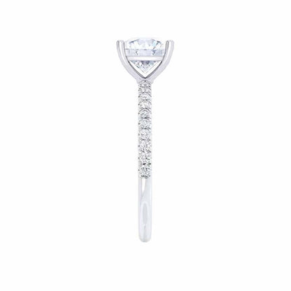 Princess Pave Lab Grown Diamond Engagement Ring