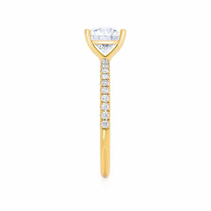 Princess Pave Lab Grown Diamond Engagement Ring