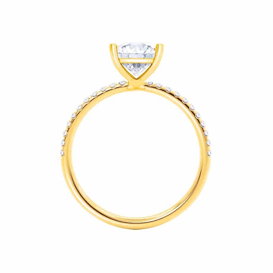 Princess Pave Lab Grown Diamond Engagement Ring