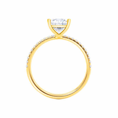 Princess Pave Lab Grown Diamond Engagement Ring