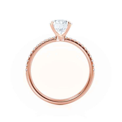 Radiant Pave Lab Grown Diamond Engagement Ring