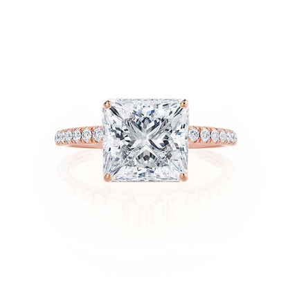 Princess Pave Lab Grown Diamond Engagement Ring