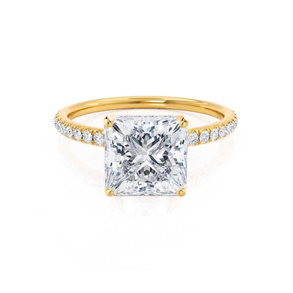 Princess Pave Lab Grown Diamond Engagement Ring