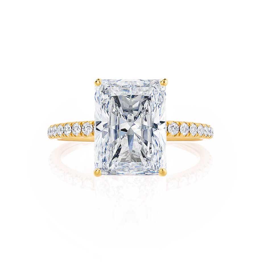 1.20 CT Radiant Shaped Moissanite Solitaire Style Engagement Ring 5