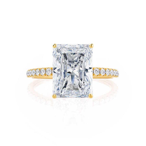 1.20 CT Radiant Shaped Moissanite Solitaire Style Engagement Ring 5