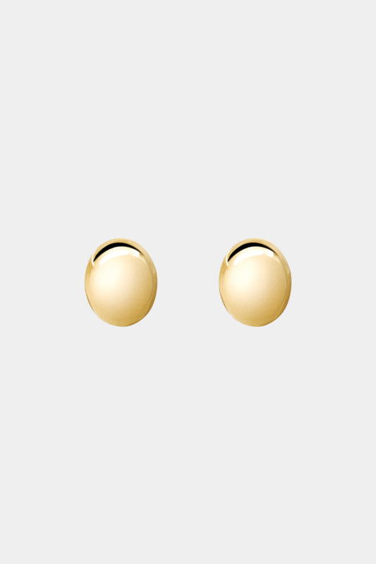 Vivienne Large Oval Studs | 925 Sterling Silver