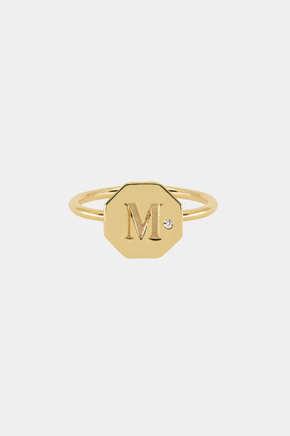 Letter Ring | 925 Sterling Silver