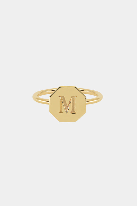 Letter Ring | 925 Sterling Silver