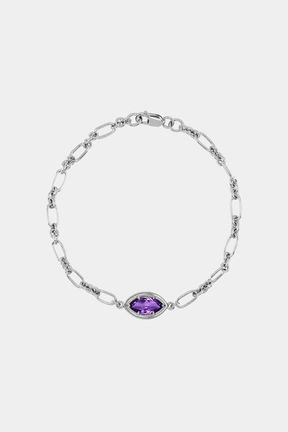 Roma Marquise Gemstone Bracelet | 925 Sterling Silver