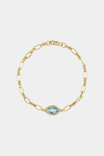 Roma Marquise Gemstone Bracelet | 925 Sterling Silver
