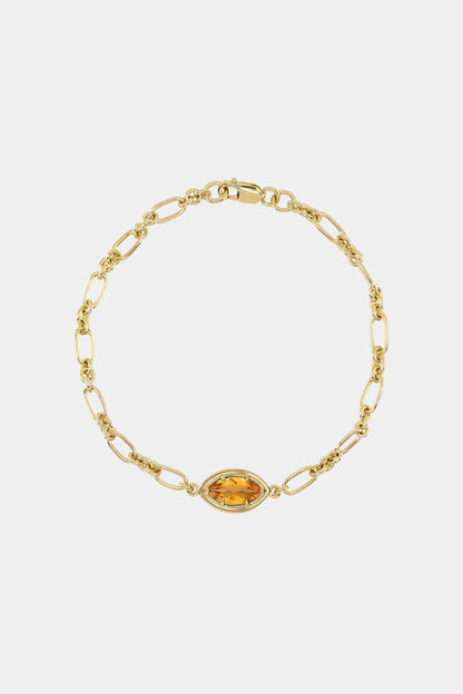 Roma Marquise Gemstone Bracelet | 925 Sterling Silver