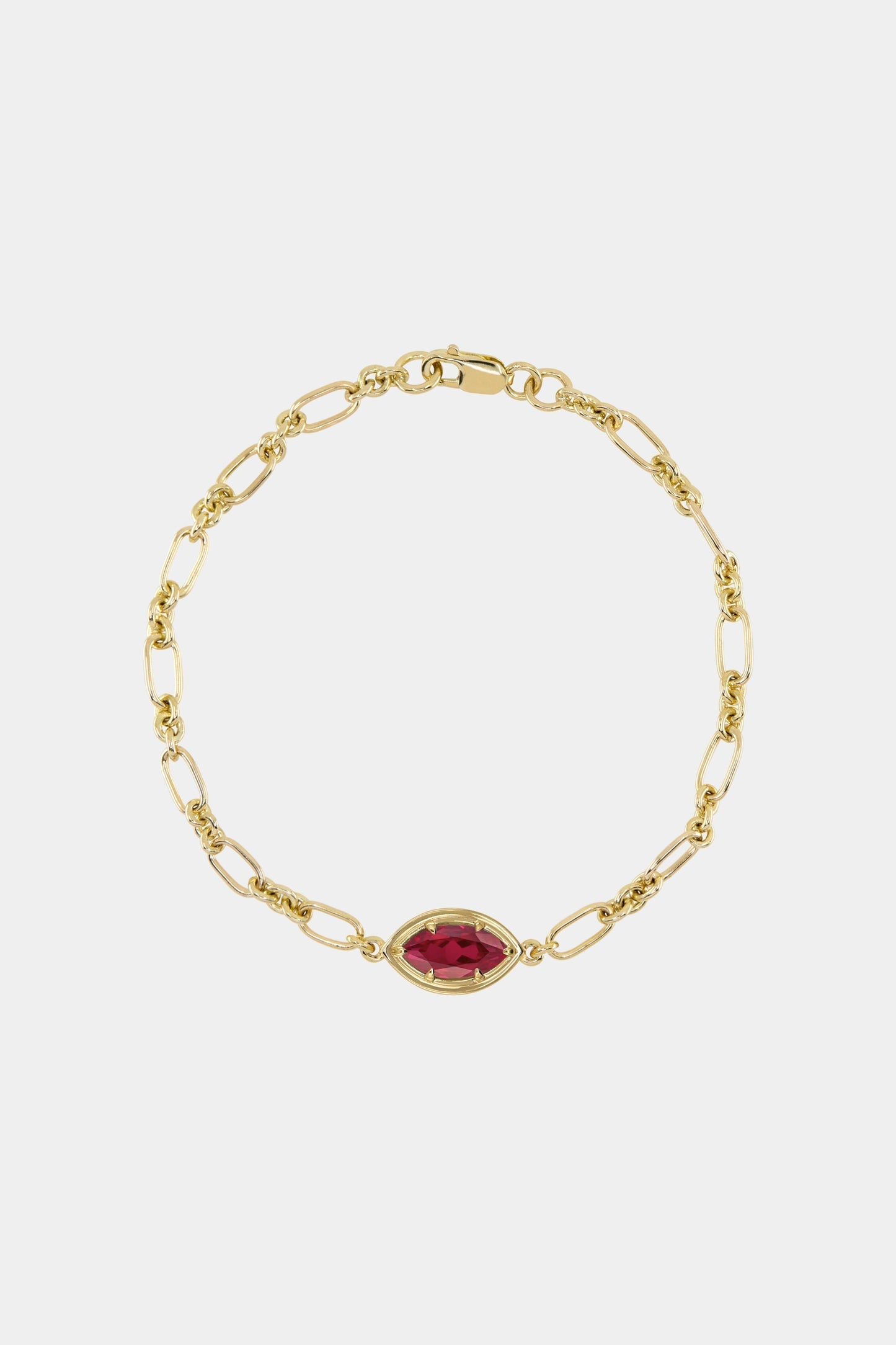 Roma Marquise Gemstone Bracelet | 925 Sterling Silver