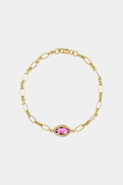 Roma Marquise Gemstone Bracelet | 925 Sterling Silver