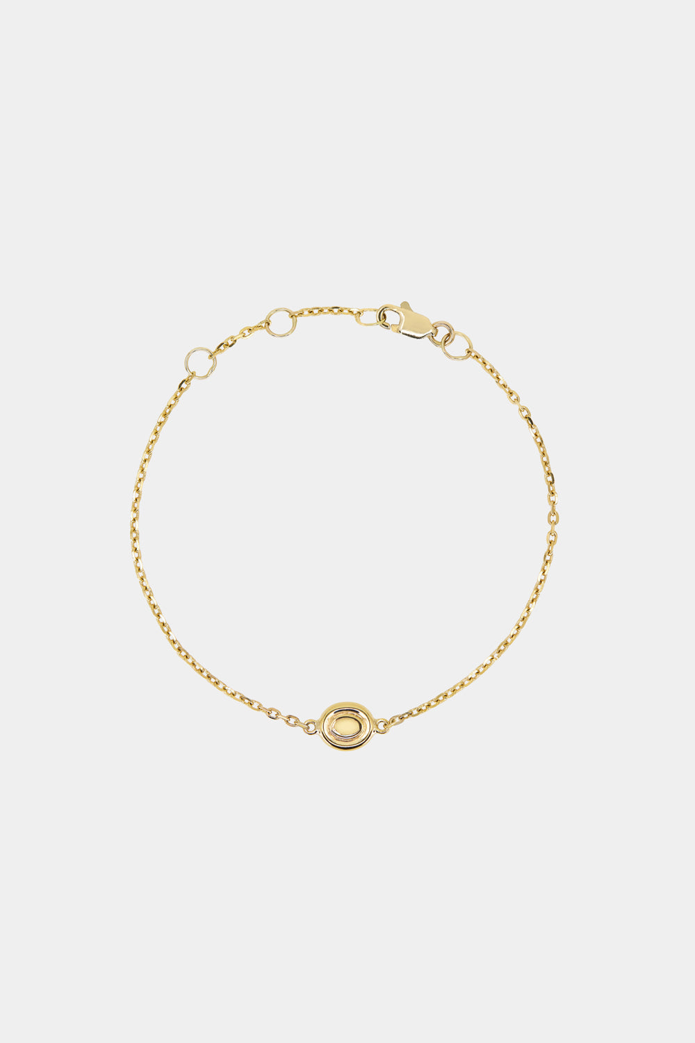 Oval Bezel Bracelet | 925 Sterling Silver
