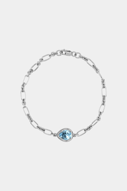 Roma Pear Gemstone Bracelet | 925 Sterling Silver