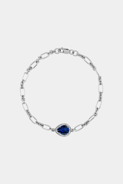 Roma Pear Gemstone Bracelet | 925 Sterling Silver