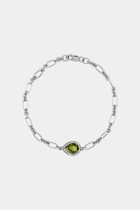 Roma Pear Gemstone Bracelet | 925 Sterling Silver