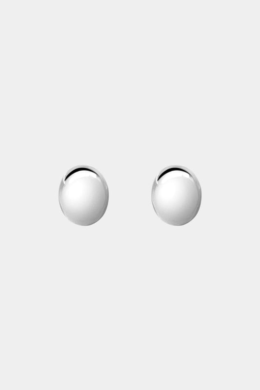 Vivienne Large Oval Studs | 925 Sterling Silver