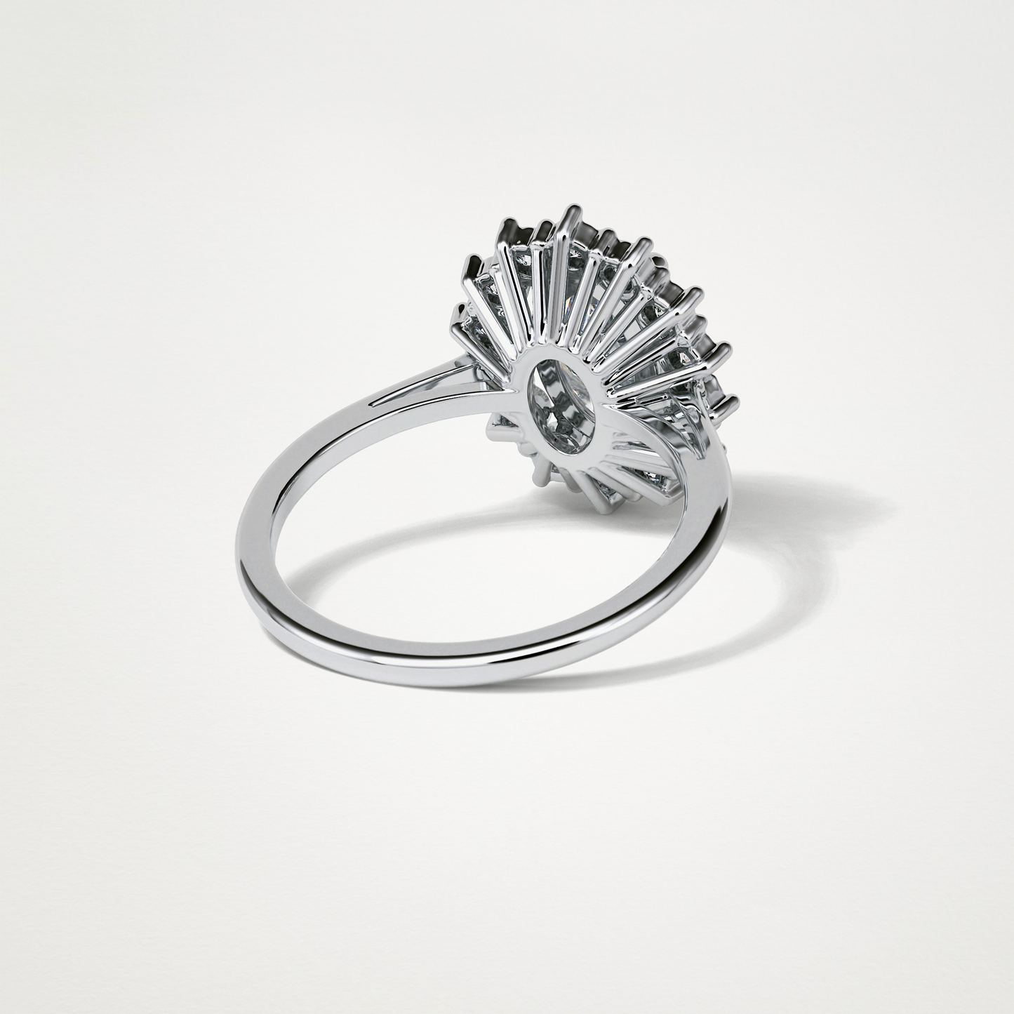 Oval Halo Lab Grown Diamond Engagement Ring