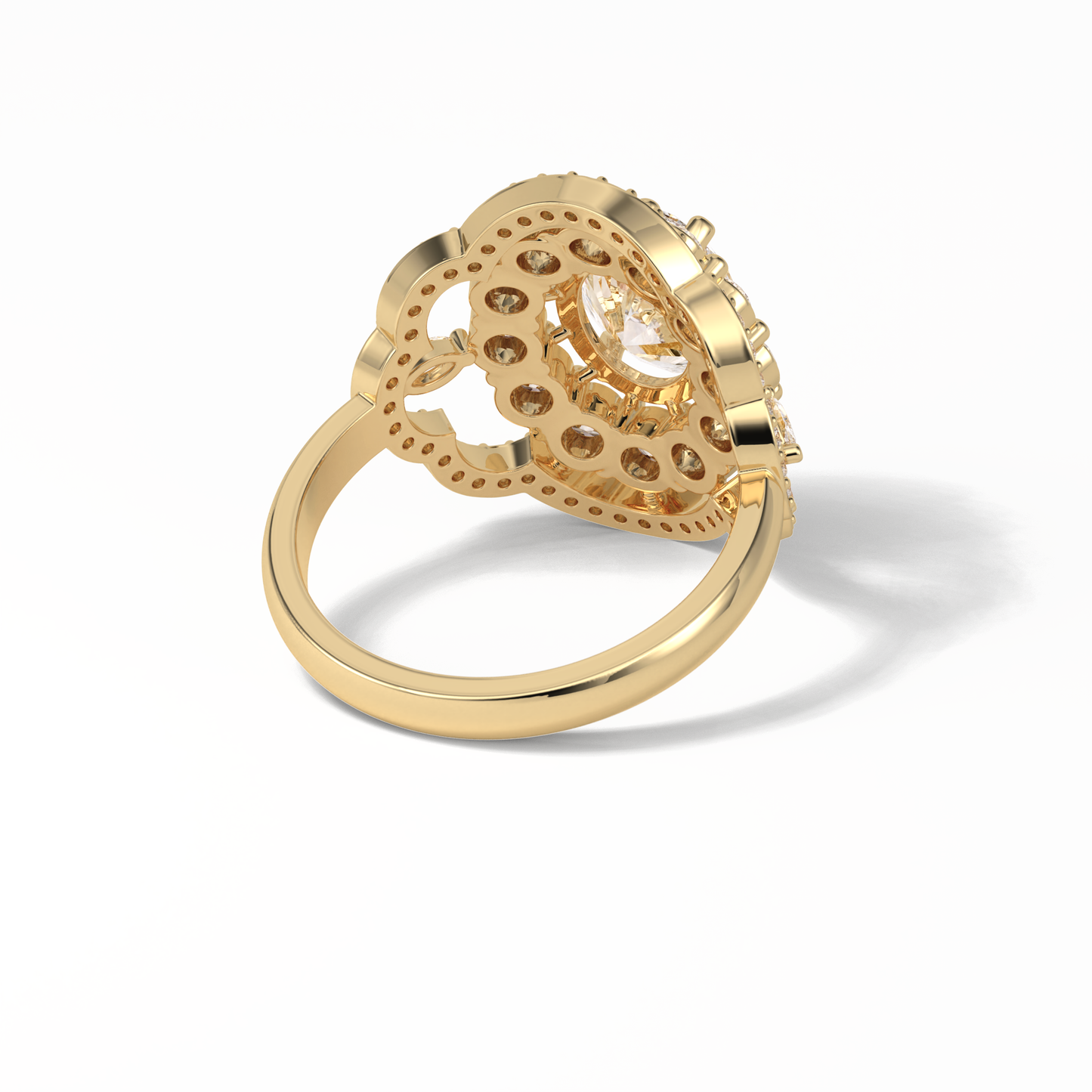 Oval Halo Lab Grown Diamond Engagement Ring
