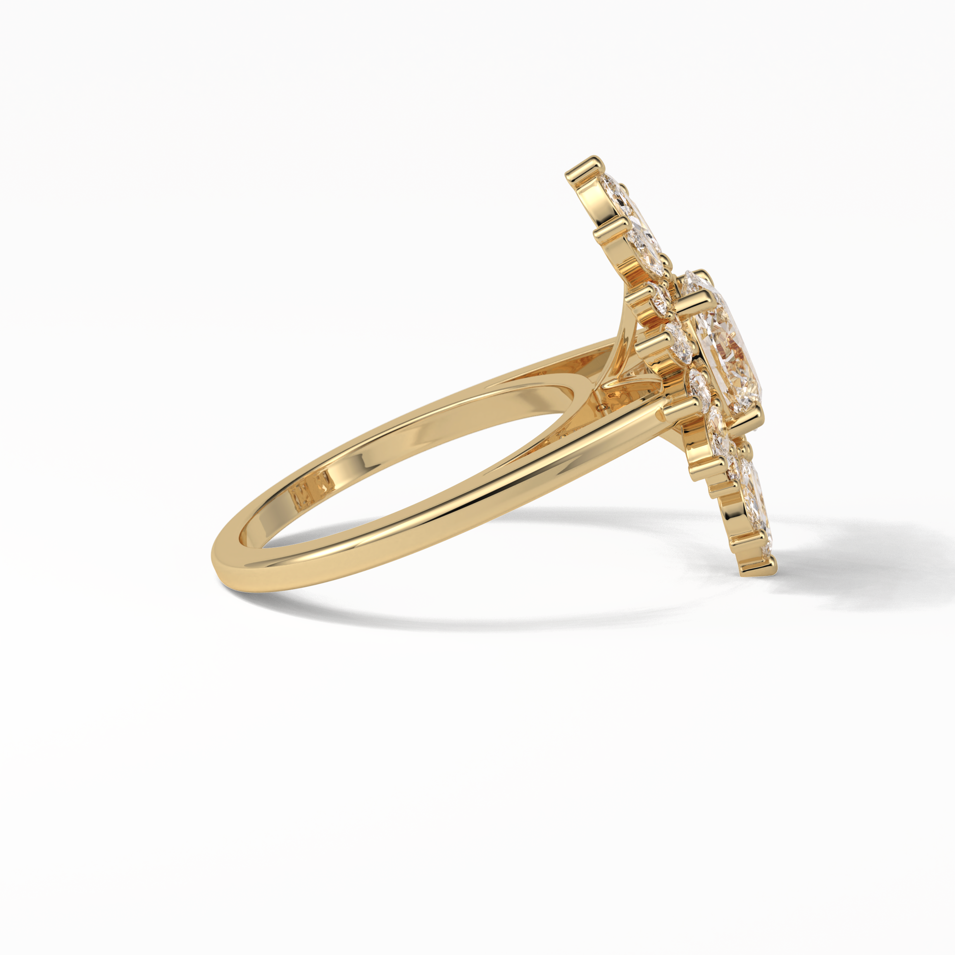 Oval Halo Lab Grown Diamond Engagement Ring