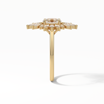 Oval Halo Lab Grown Diamond Engagement Ring
