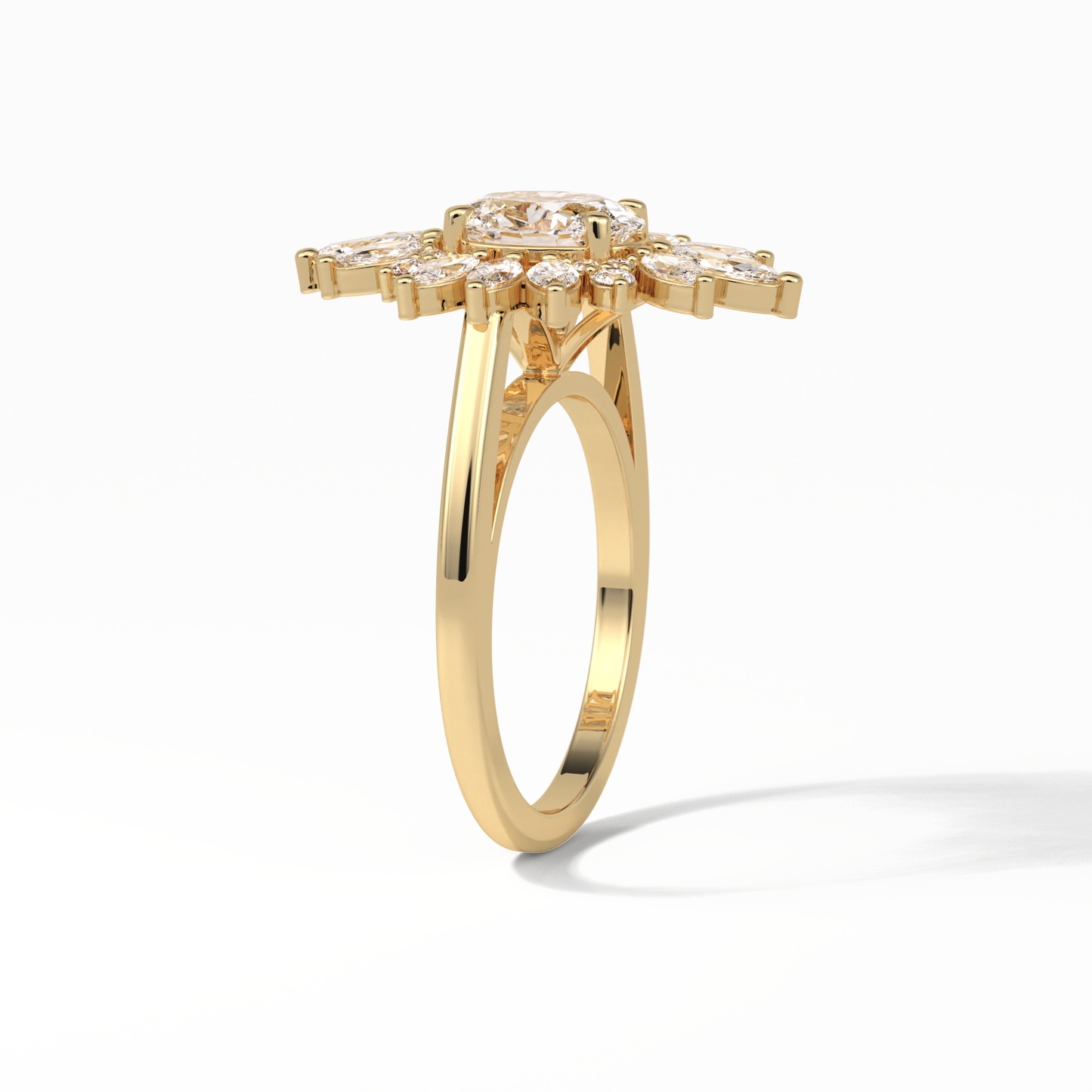 Oval Halo Lab Grown Diamond Engagement Ring