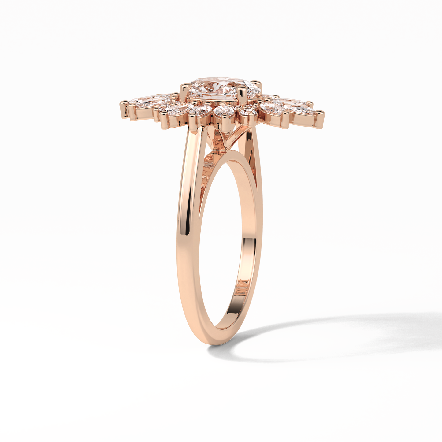 Oval Halo Lab Grown Diamond Engagement Ring