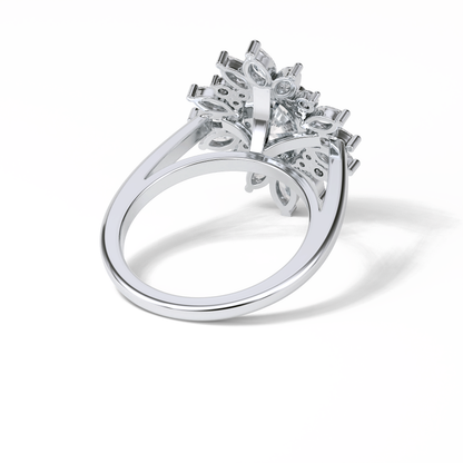 Oval Halo Lab Grown Diamond Engagement Ring