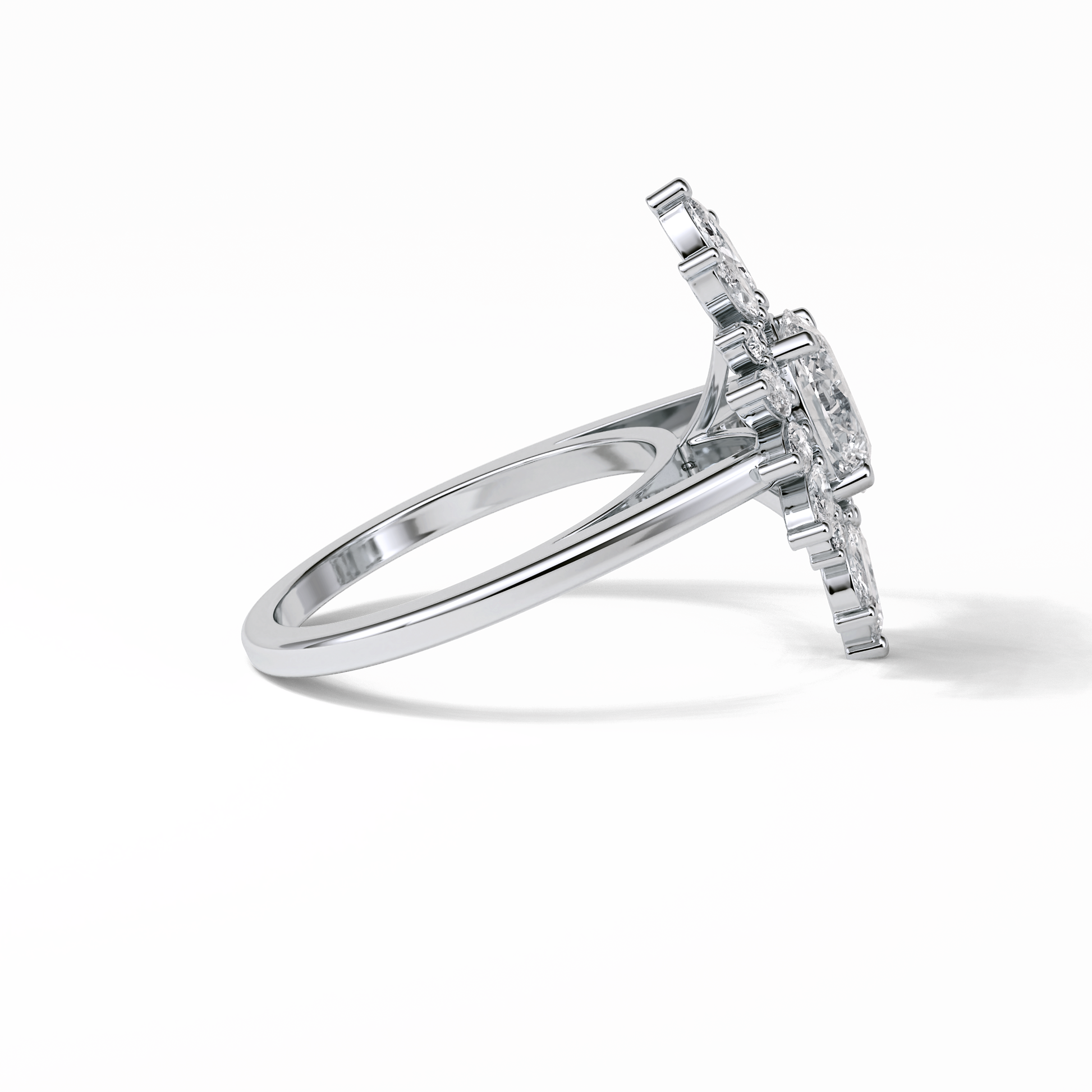 Oval Halo Lab Grown Diamond Engagement Ring