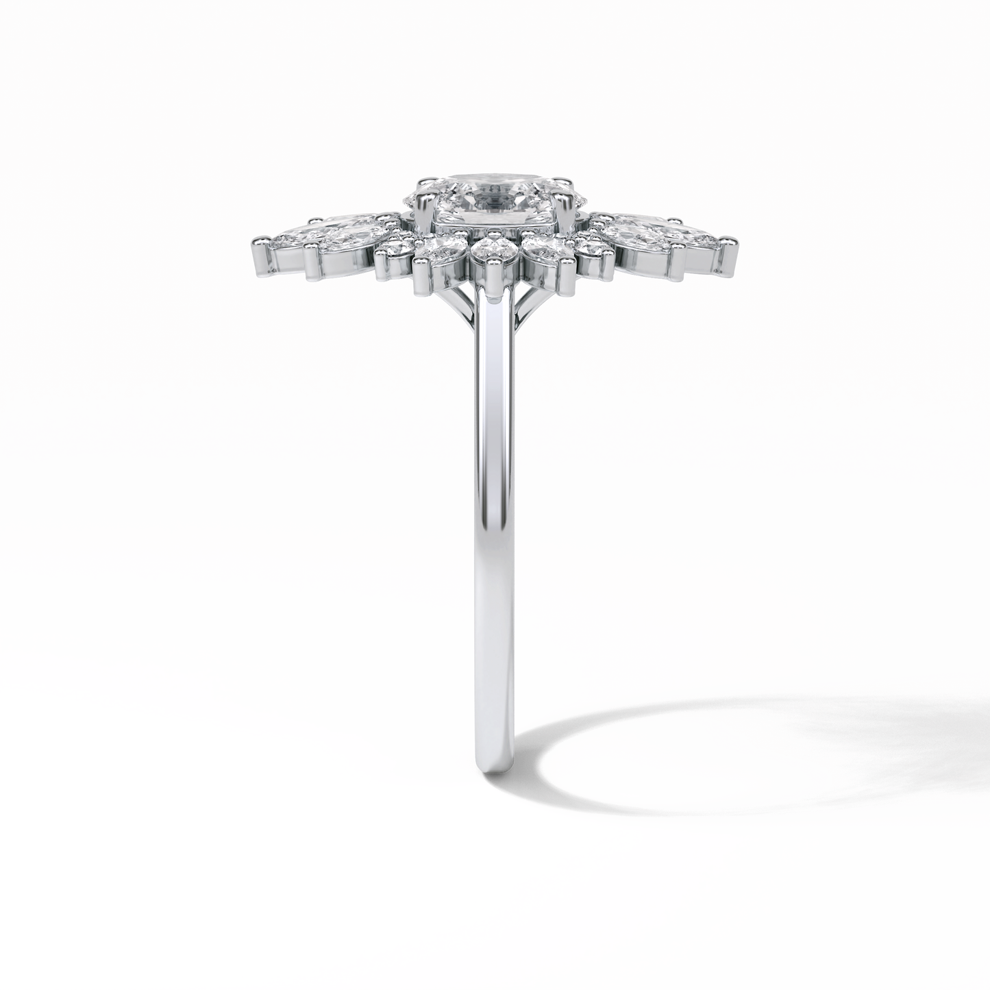Oval Halo Lab Grown Diamond Engagement Ring