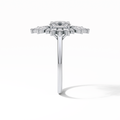 Oval Halo Lab Grown Diamond Engagement Ring