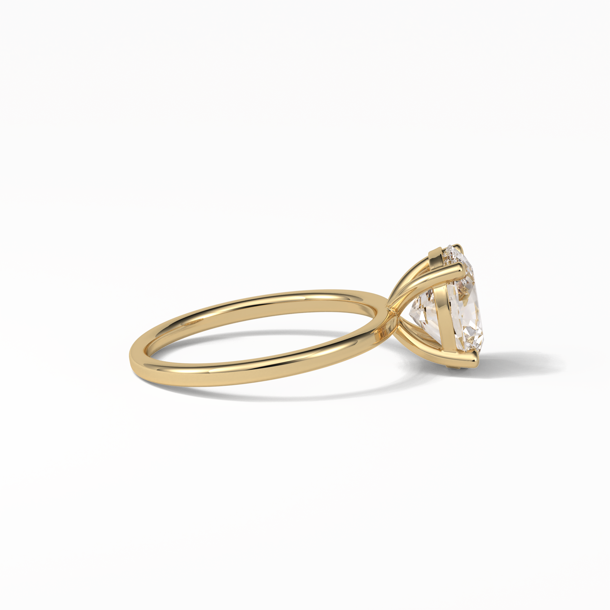 Oval Solitaire Lab Grown Diamond Engagement Ring