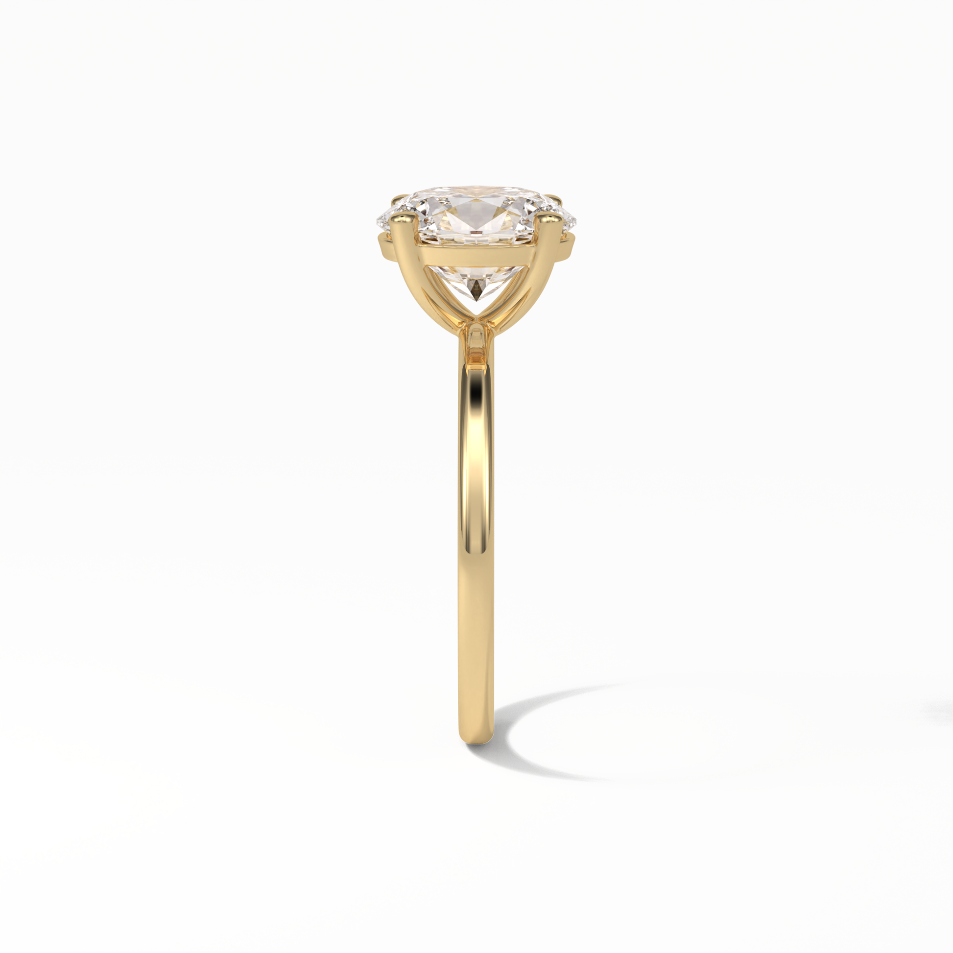 Oval Solitaire Lab Grown Diamond Engagement Ring