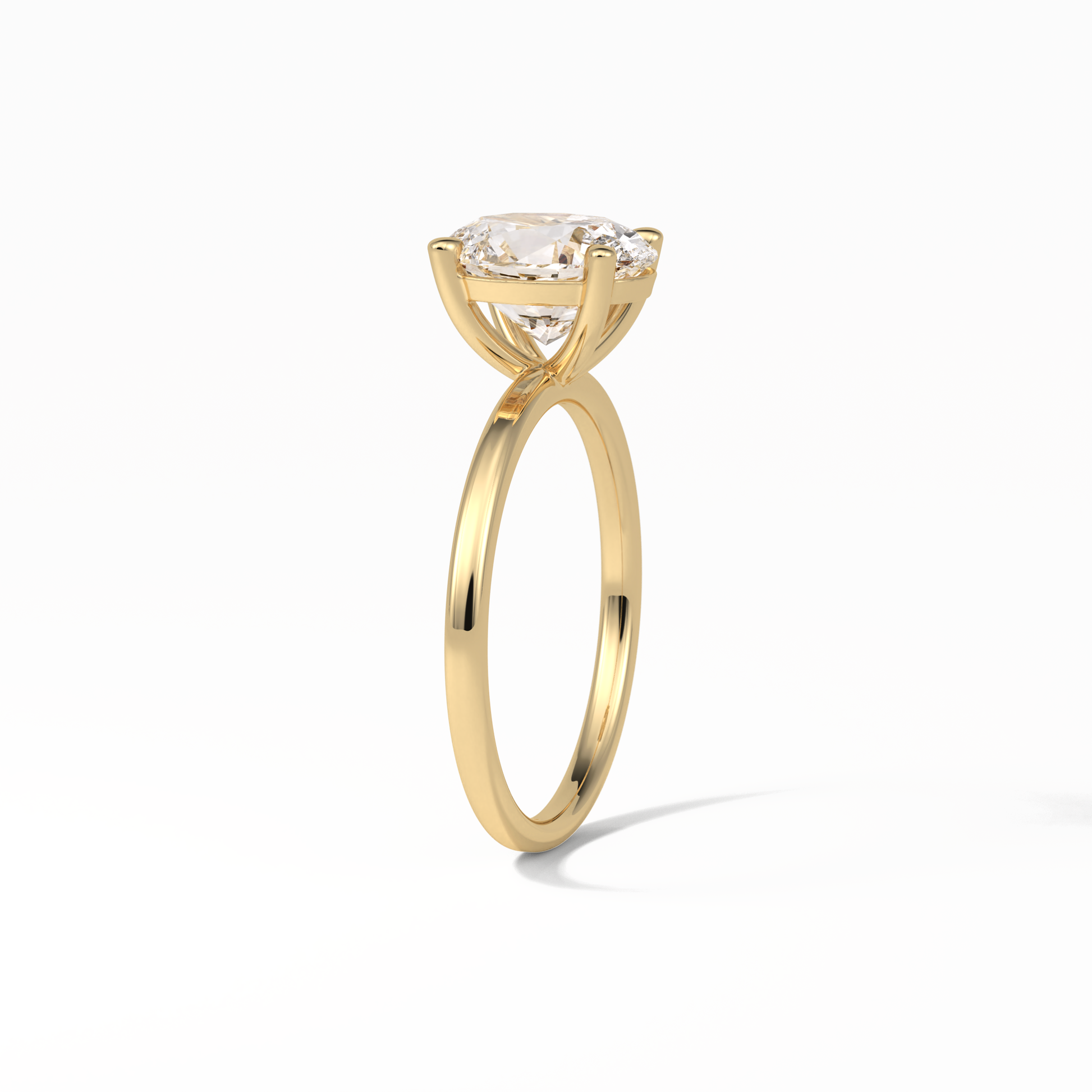 Oval Solitaire Lab Grown Diamond Engagement Ring