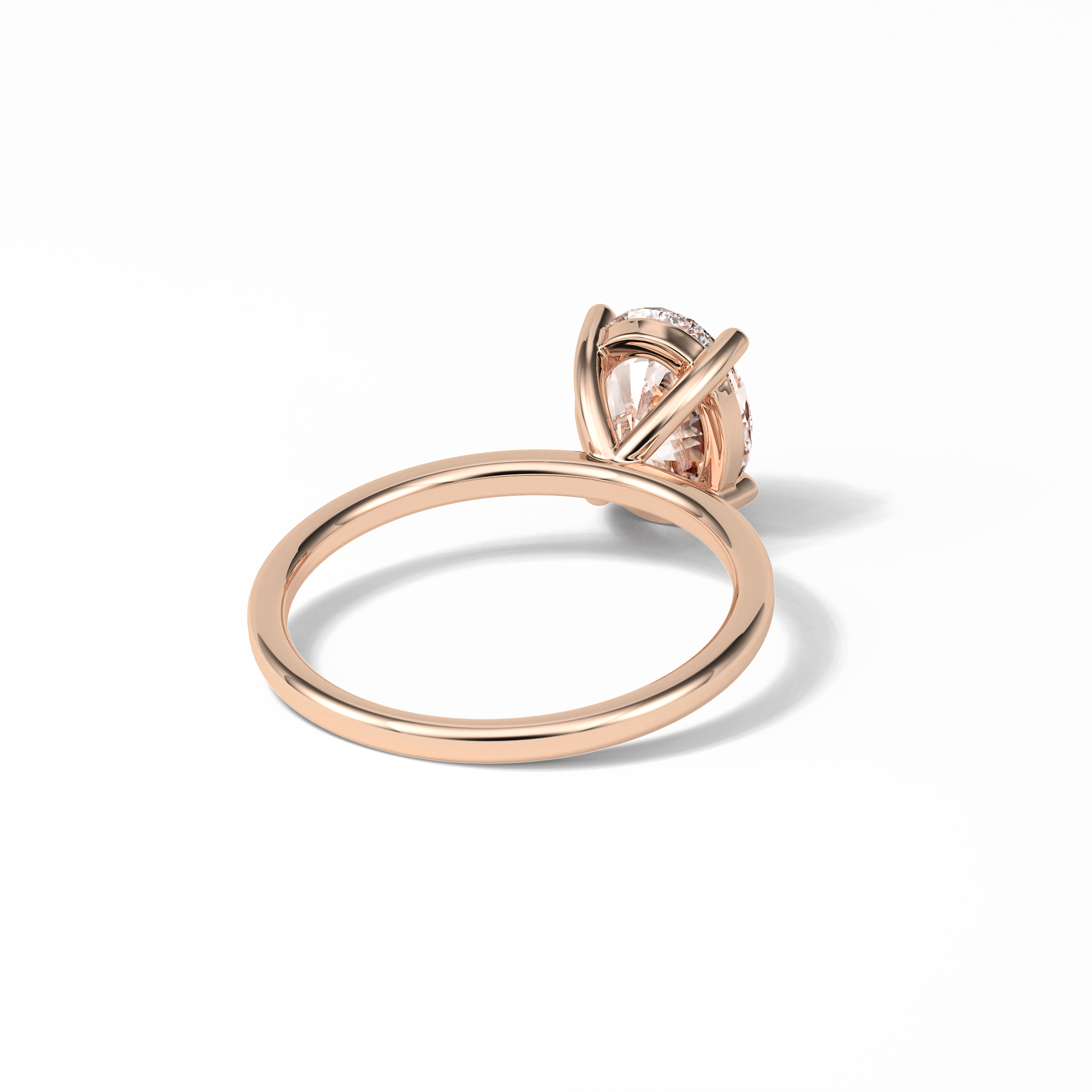 Oval Solitaire Lab Grown Diamond Engagement Ring