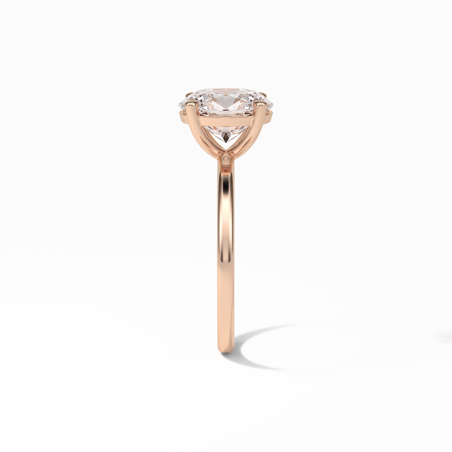 Oval Solitaire Lab Grown Diamond Engagement Ring