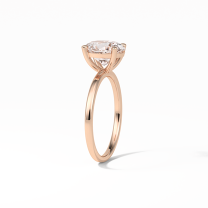 Oval Solitaire Lab Grown Diamond Engagement Ring