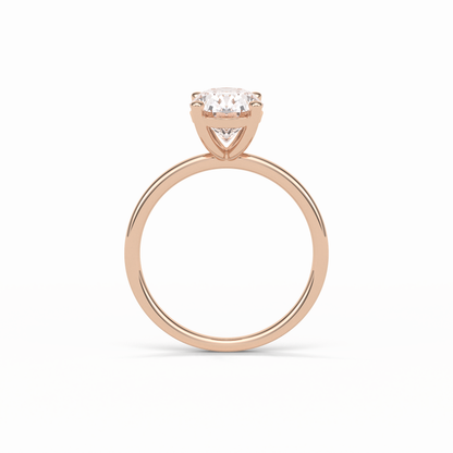Oval Solitaire Lab Grown Diamond Engagement Ring
