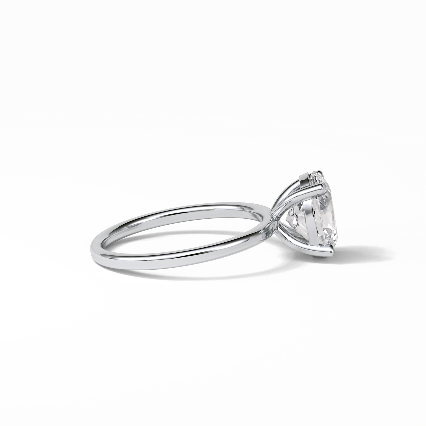 Oval Solitaire Lab Grown Diamond Engagement Ring