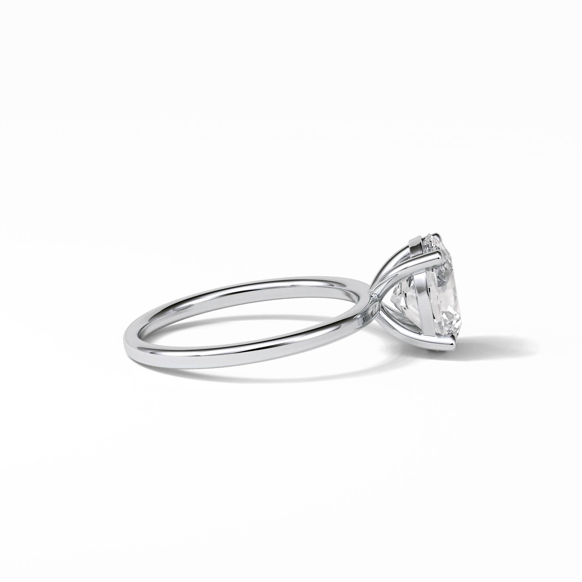 Oval Solitaire Lab Grown Diamond Engagement Ring