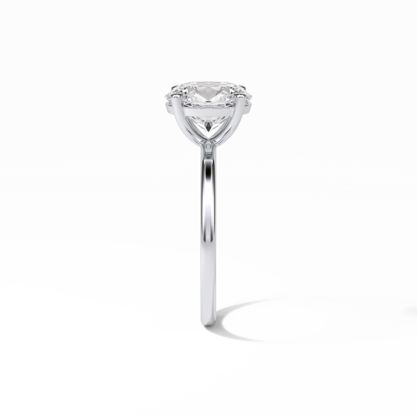 Oval Solitaire Lab Grown Diamond Engagement Ring