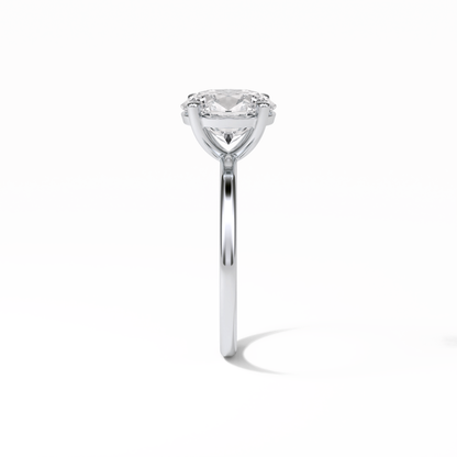 Oval Solitaire Lab Grown Diamond Engagement Ring