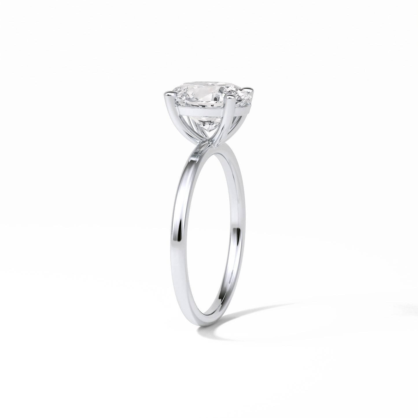 Oval Solitaire Lab Grown Diamond Engagement Ring