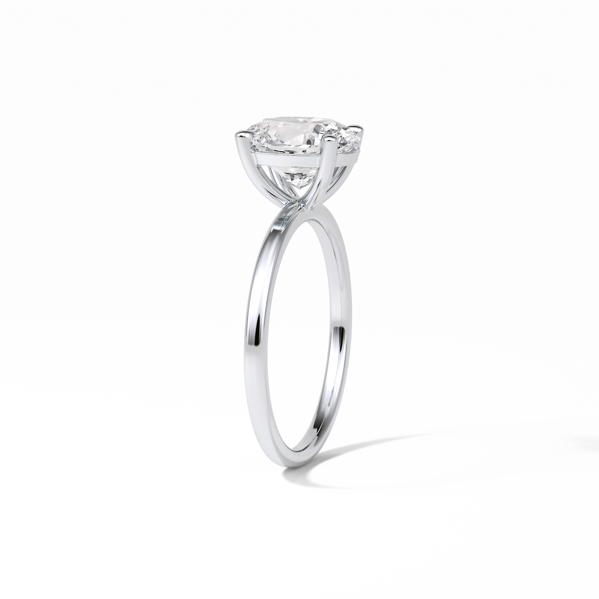Oval Solitaire Lab Grown Diamond Engagement Ring