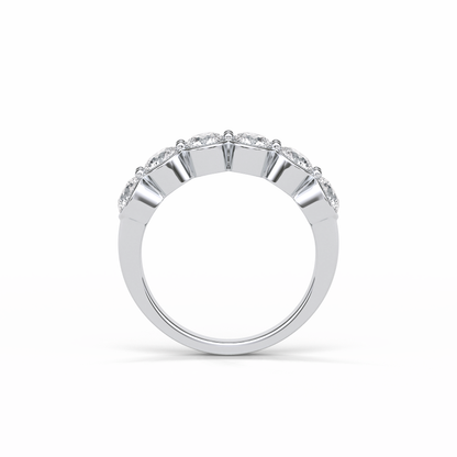 1.36 TCW Round Shaped Wedding Band 5