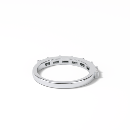 0.56 TCW Baguette Shaped Wedding Band 5
